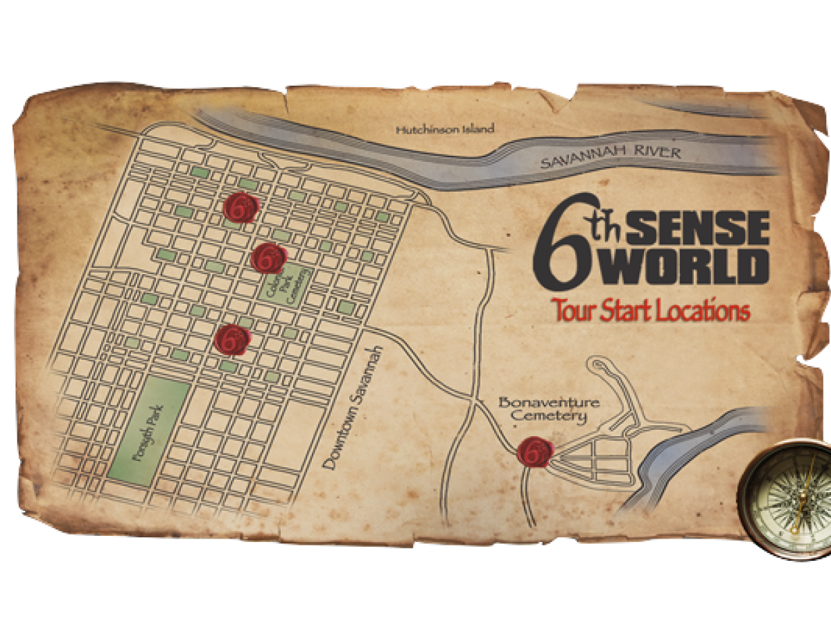 6th Sense World map